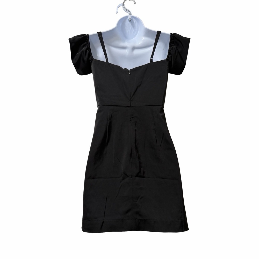 NBD Womens Myles Corset Mini Dress Size S Black LBD Dark Romantic Party Rave NWT - Picture 2 of 6